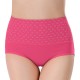 Comfy Breathable Jacquard Hip Lifting Buttock Cotton High Waist Panties