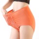 Comfy Lace Soft High Rise Hip Lifting Pure Color Cotton Stretchy Briefs Underwear