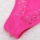 Sexy Beauty Embroidery Hollow Out Lace Mesh Perspective G-String Panties For Women