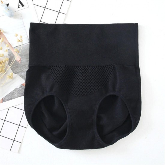 Elastic High Waist Breatnable Hip Up Tummy Control Shaping Panties