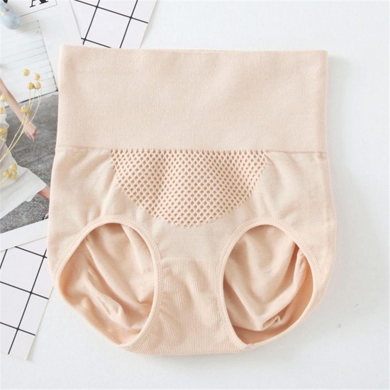 Elastic High Waist Breatnable Hip Up Tummy Control Shaping Panties