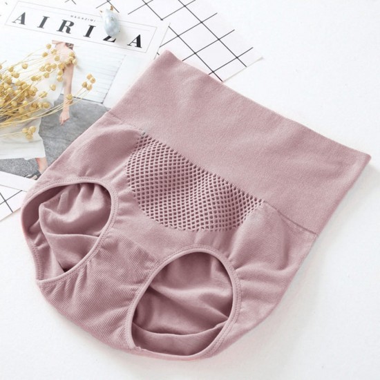 Elastic High Waist Breatnable Hip Up Tummy Control Shaping Panties