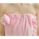 3 Pcs Flannel Bathing Suits Sweety Body Towel Sleepwear Dress With Hair Band Shoes 3 Pcs Flannel Bathing Suits Sweety Body Towel Sleepwear Dress With Hair Band Shoes