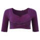 Autumn Winter V Neck Velvet Thicken Lace Keep Warm Bottoming Underwear For Women