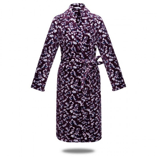 Comfy Coral Velvet Bathrobe Winter Various Styles Robes Sleepwear For Women Men Lovers