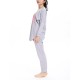 Cotton Long Sleeve length Pants Red Lips Lounge Sleepwear Set