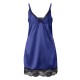 Plus Size 6 Colors Women Sexy Lace V-Necklace Sling Sleeping Dress