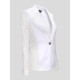 Casual Long Sleeve Lace Splicing Floral V-Neck Blazer