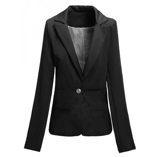 Fashion Casual Slim Ladies Buckle Stripe Lining Suit