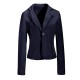 Three Quarters Sleeve Slim One Button Suits Jackets