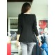 Zanzea Elegant Lady Zipper Pockets Slim Long Sleeve Suit Blazer