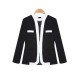 Zanzea Elegant Lady Zipper Pockets Slim Long Sleeve Suit Blazer