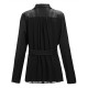 Zanzea Women Korean Style Chiffon Lapel Long Sleeve Suit Tops Blazer