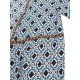 Casual Loose Women Geometric Printed Short Sleeve Beach Long Cardigans