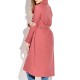 Casual Lapel Long Sleeve Women Long Coat With Belt