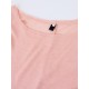 Casual Women Loose Pure Color Pocket Lantern Sleeve Sweaters
