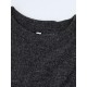 Casual Women Slim Patchwork Irregular Long Sleeve Sweaters
