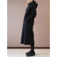 Casual Loose Pure Color Front Split Hooded Women Dresses