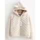 Casual Women Winter Zipper Hooded Coat Sweatshirt