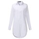 Casual Loose Button Turn Down Collar Symmetric Blouse For Women