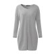 Casual Women Long Sleeve Slim V-Neck Knit Pullover Blouse