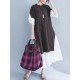 Casual Women Layered Flare Sleeves A Line Dress