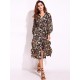 Elegant Women Floral Printed Chiffon Dresses