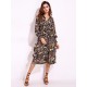 Elegant Women Floral Printed Chiffon Dresses