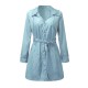 Autumn Women Trench Coat Solid Double Breasted Dust Coat