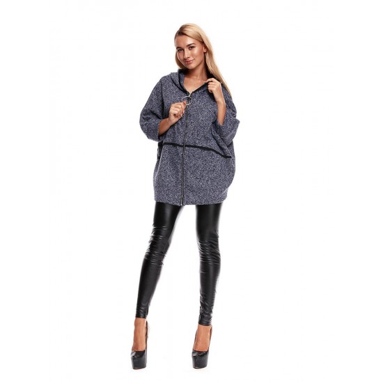 Casual Women Thick Coat Pocket Zipper Hooded Jacket