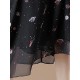 Cotton V-neck Flared Sleeve Star Dress