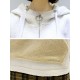 Fleece Hooded Zipper Pockets Long Sleeve Sweatshirt