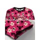 Halloween Clown Print Crew Neck Long Sleeve Sweatshirt For Women