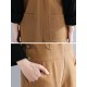 Casual Loose Straps Button Wide Legged Women Jumpsuit