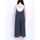 O-NEWE Casual Women Loose Dot Spaghetti Strap Jumpsuits