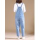 S-6XL Casual Women Denim Pockets Jumpsuit Playsuit S-6XL Casual Women Denim Pockets Jumpsuit Playsuit