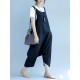 Women Casual Loose Sleeveless Harem Jumpsuit with Pockets