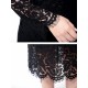 Plus Size Lace Elegant Party Long Sleeve Women Dress