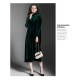 High Quality High Collar Long Sleeve Velvet Dress