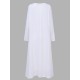 L-5XL Casual Women Fold Maxi Dress