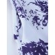 L-5XL Casual Women Loose Floral Print Dress