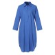 M-5XL Cotton Solid Color Long Sleeve Women Dress