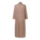 S-5XL Elegant Turtle Neck Long Sleeve Baggy Dress with Pockets