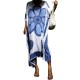 Bohemian Floral Loose A-line Women Maxi Dress