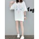 Women Removable Sleeves Hoodies Casual Cute Rabbit Print Sweatshirts Women Removable Sleeves Hoodies Casual Cute Rabbit Print Sweatshirts