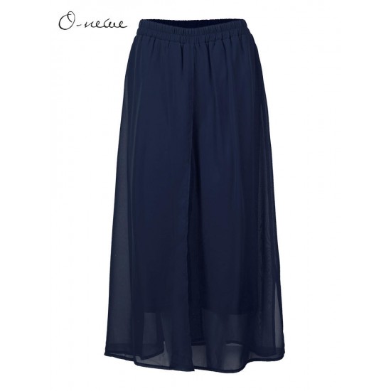 Casual Women Chiffon Wide Leg Pants