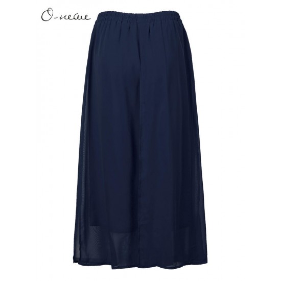 Casual Women Chiffon Wide Leg Pants