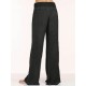 Casual Women Faux Denim Wide Leg Pants