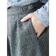 Casual Women Plaid Wide Leg Pants