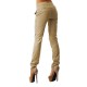 Casual Women Slim High Waist Solid Pattern Pencil Pants